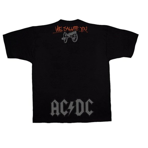 AC/DC For Those About to Rock Liquid Blue metal rock Official T-Shirt S NWT - Picture 4 of 5